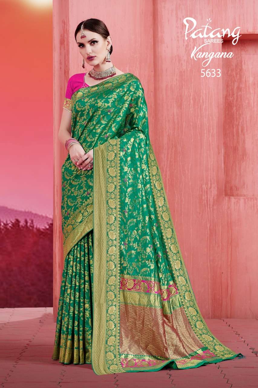  PATANG KANGANA  soft silk party wear saree collection 07