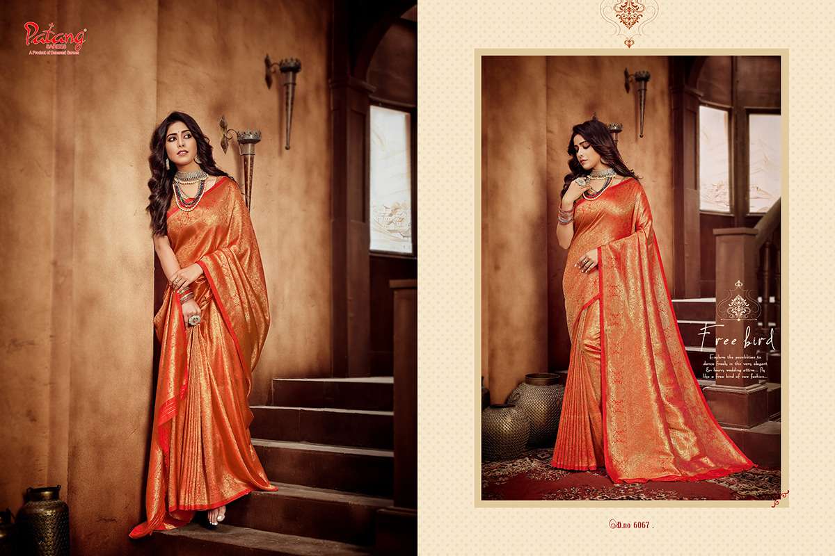  PATANG TEJASWINI  SOFT SILK PARTY WEAR SAREE COLLECTION 04