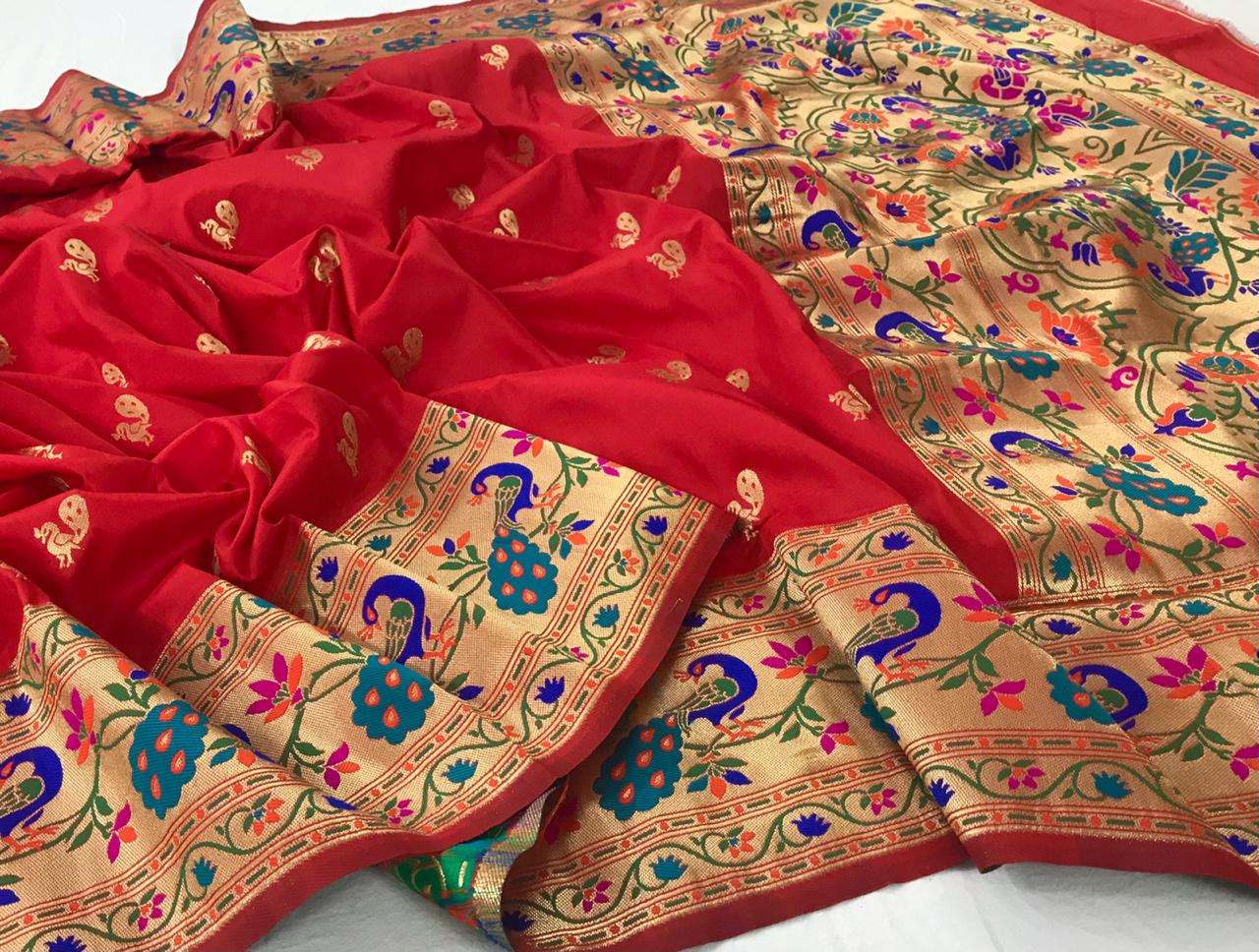 pure paithni silk traditional saree collection 