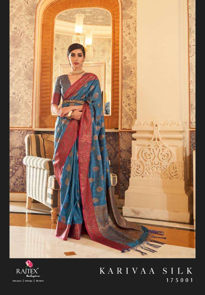 Rajtex Karivaa Silk Tussar Silk Weaving Sarees Collection 01