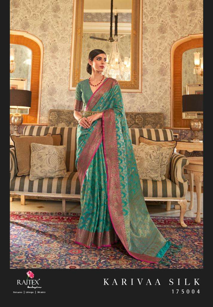 Rajtex Karivaa Silk Tussar Silk Weaving Sarees Collection 02