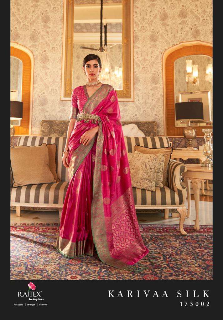Rajtex Karivaa Silk Tussar Silk Weaving Sarees Collection 03