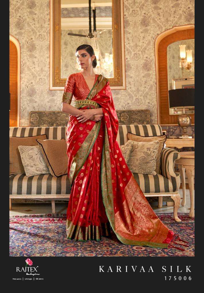 Rajtex Karivaa Silk Tussar Silk Weaving Sarees Collection0 6