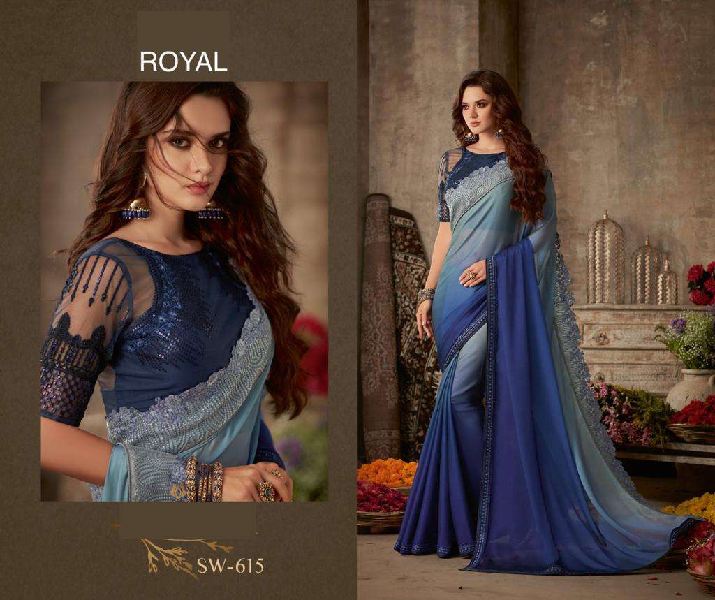  ROYAL fancy party wear saree collection