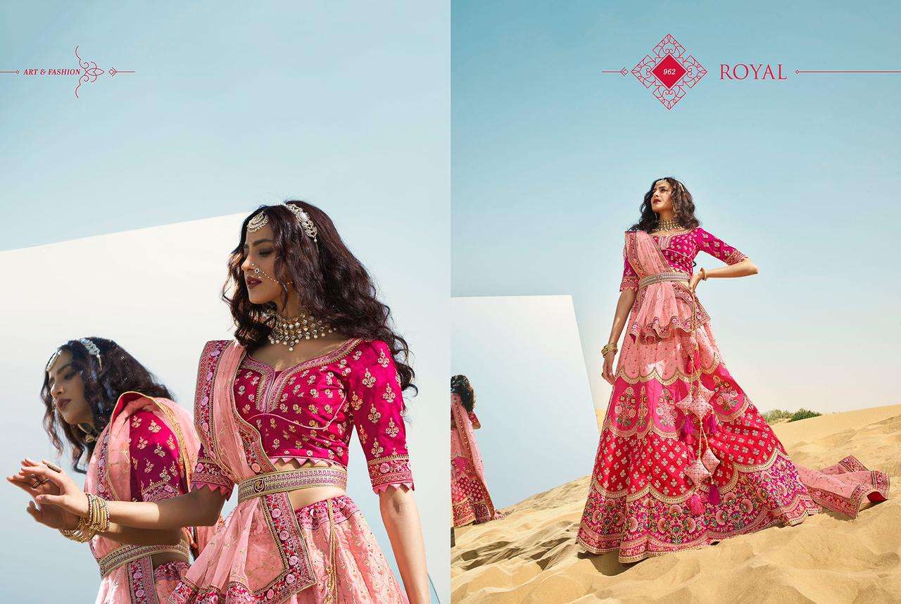 Royal vol 15 designer wedding wear lehenga choli collection ...