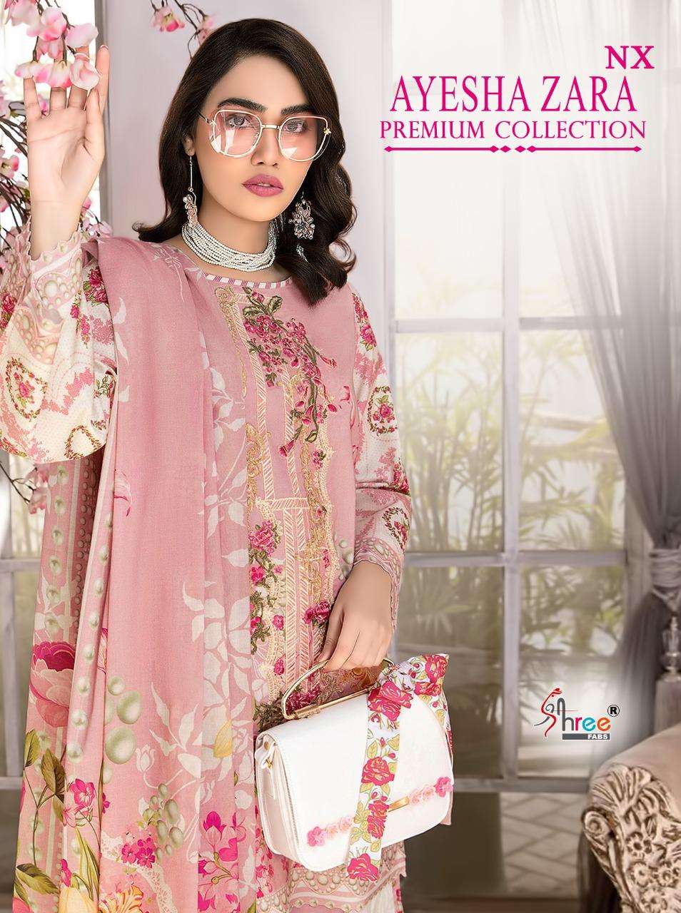 shree Fabs Ayesha Zara Premium Collection NX Pure Cotton Pri...