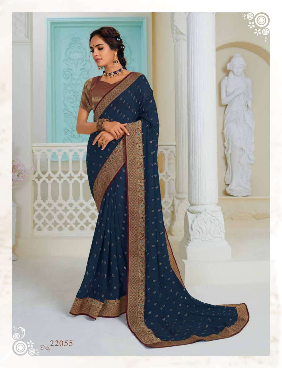 Subhash Manjri Fancy Designer Party Wear Sarees Collection 0...