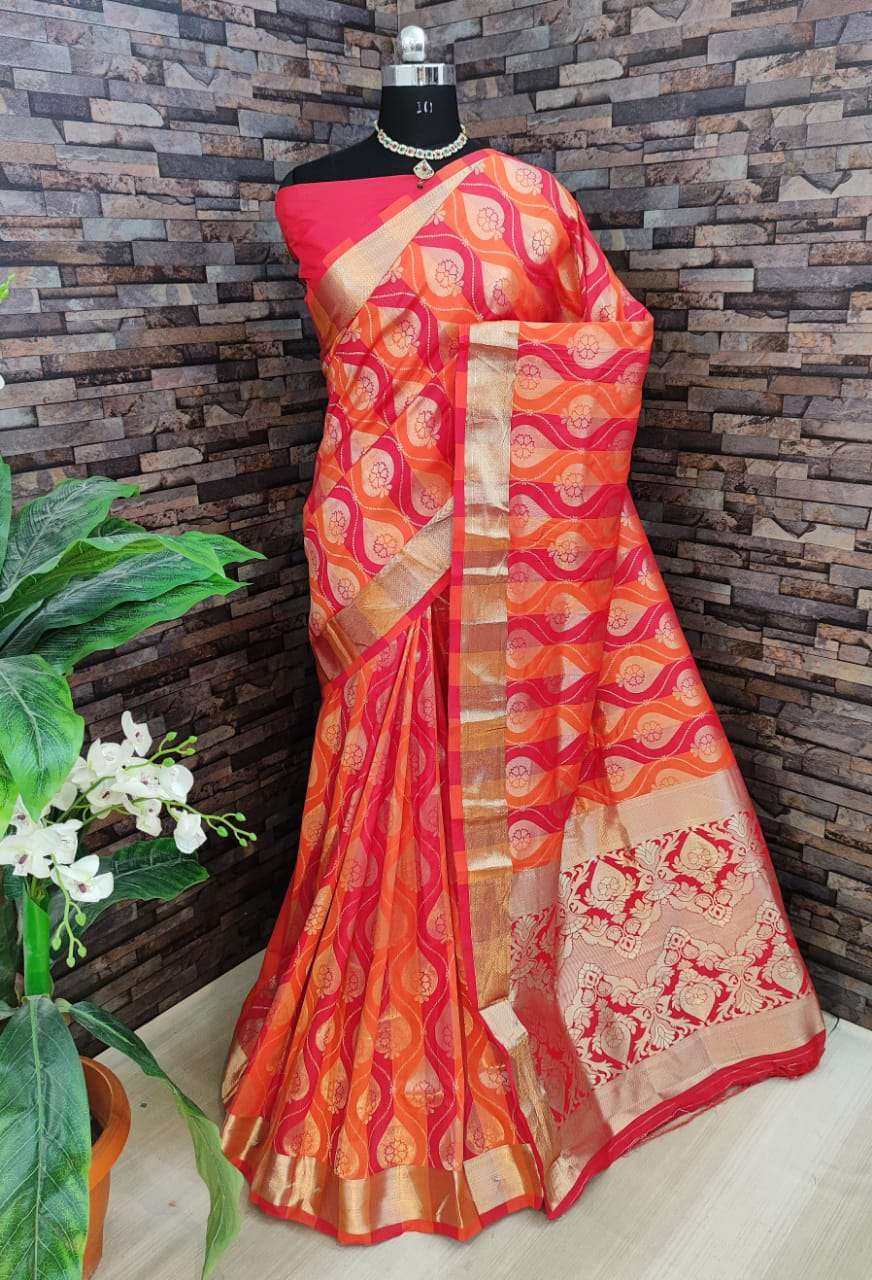 v Kiyara Banarasi silk party wear saree collection 04