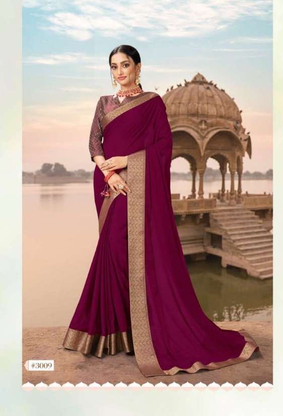 Aalya GEORGETTE WITH  FANCY BORDER SAREE COLLECTION 013