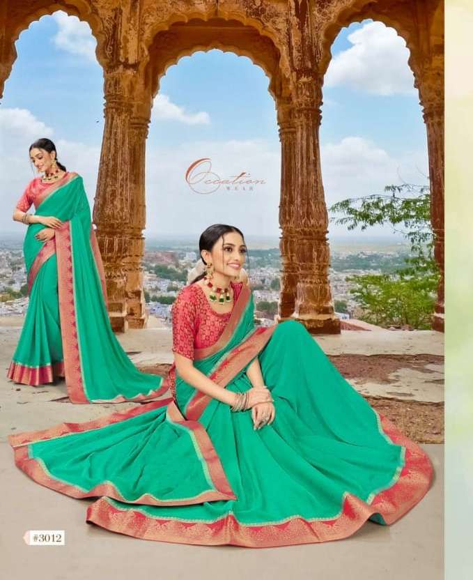 Aayami Shringar Fancy Georgette Party Wear Sarees Collection...