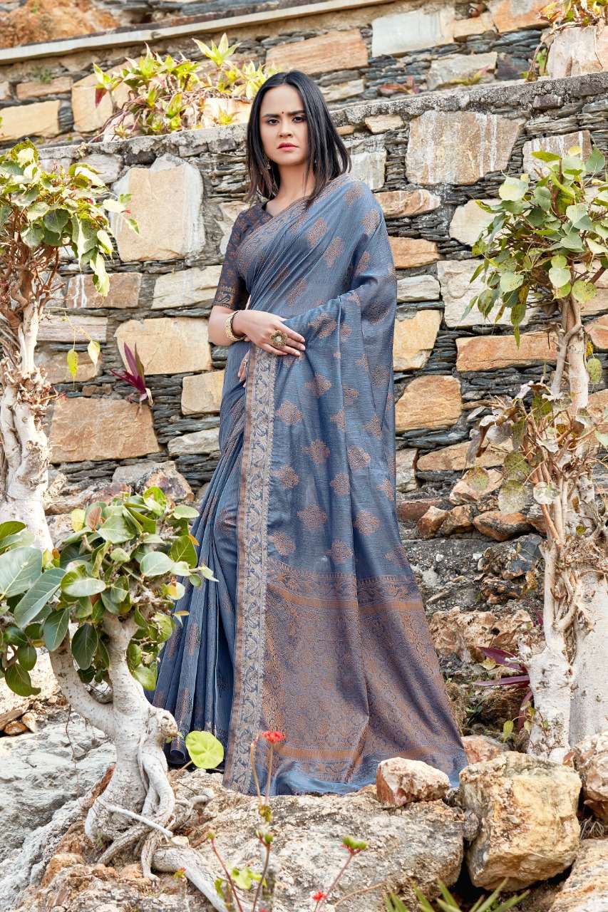 Amora Silk Designer Soft Cotton Weaving Sarees Collection  0...