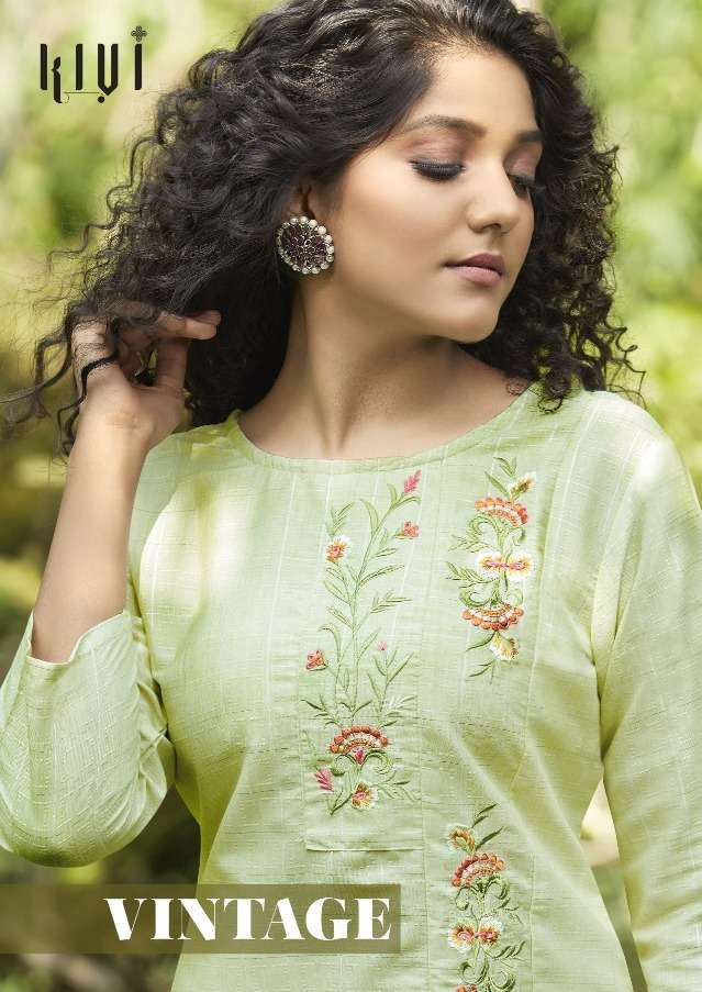Kessi Fabrics Kalaroop Vintage Fancy Lurex Lining with Embro...