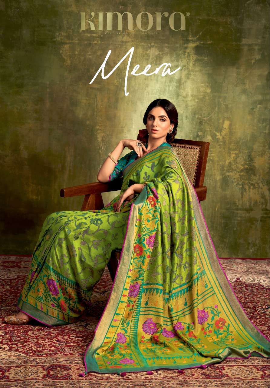 Kimora Meera Brasso Fancy Designer Sarees Collection