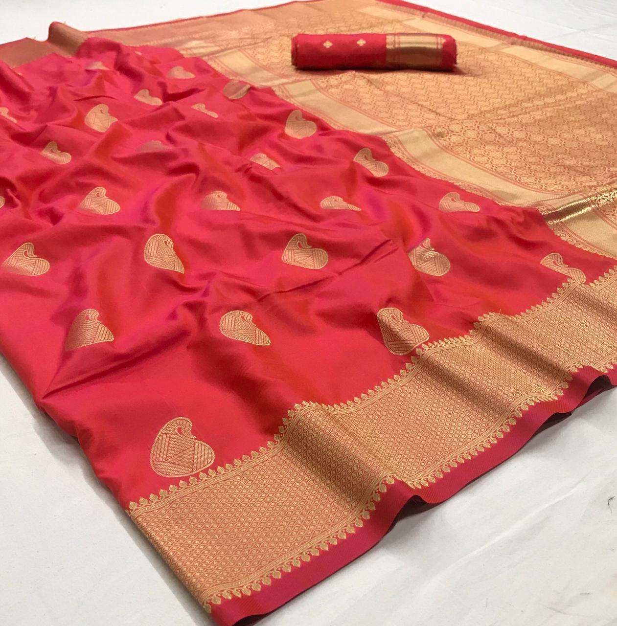  Leena Silk Soft silk Weaving PARTY WEAR SAREE COLLECTION 05