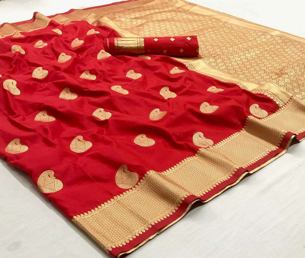  Leena Silk Soft silk Weaving PARTY WEAR SAREE COLLECTION 06