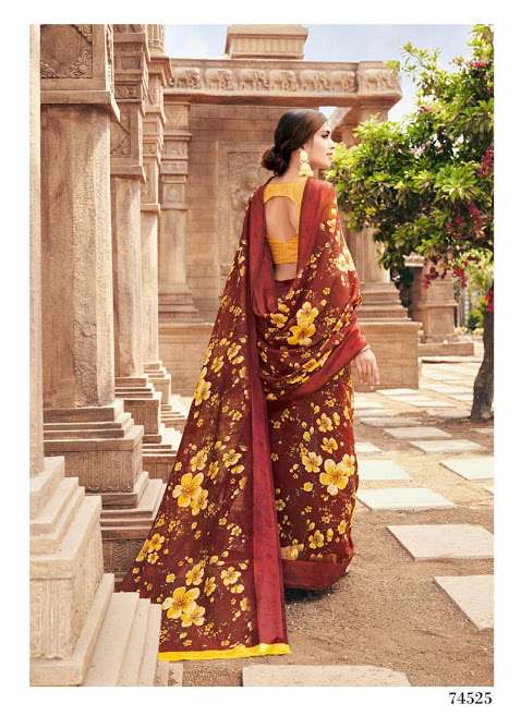 life style pravina vol 8 linen cotton silk saree collection ...