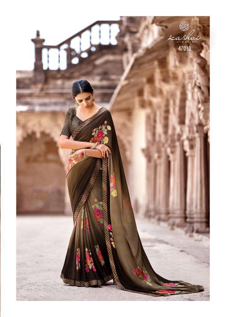 Lt Fabrics Kashvi Aashiyana Weightless With Fancy Lace red S...