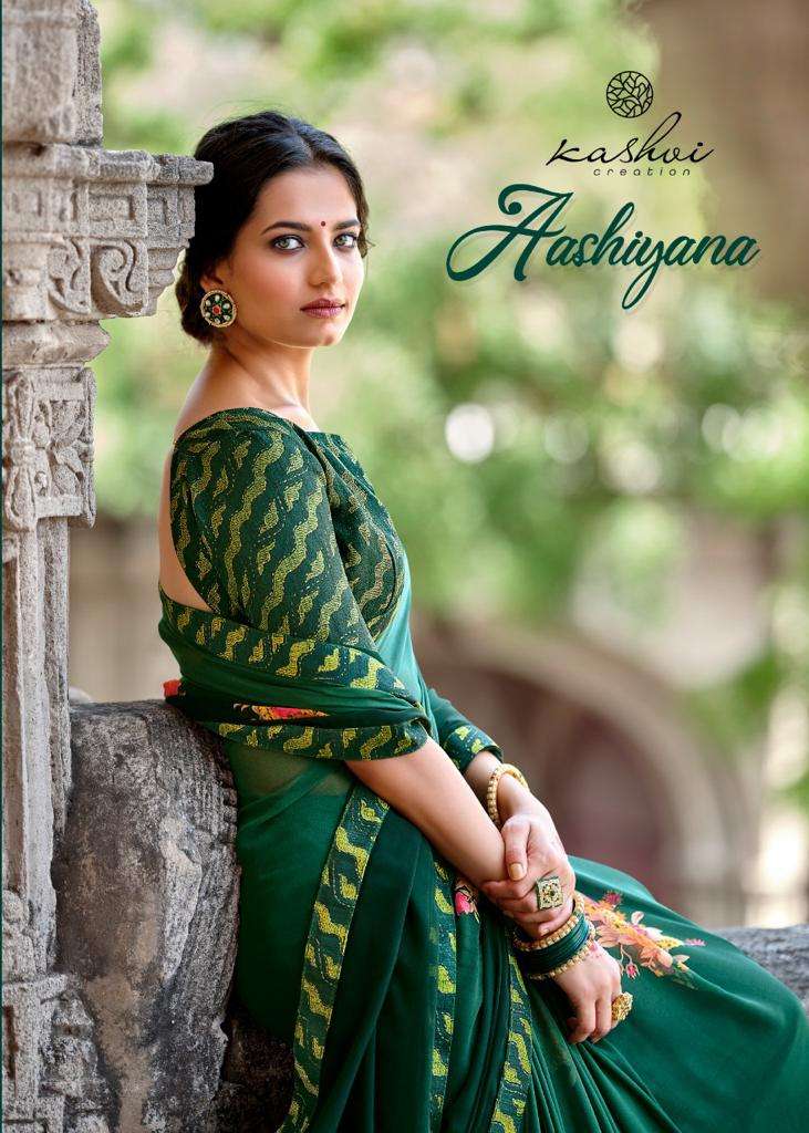 LT Fabrics Kashvi Aashiyana Weightless With fancy Lace saree...