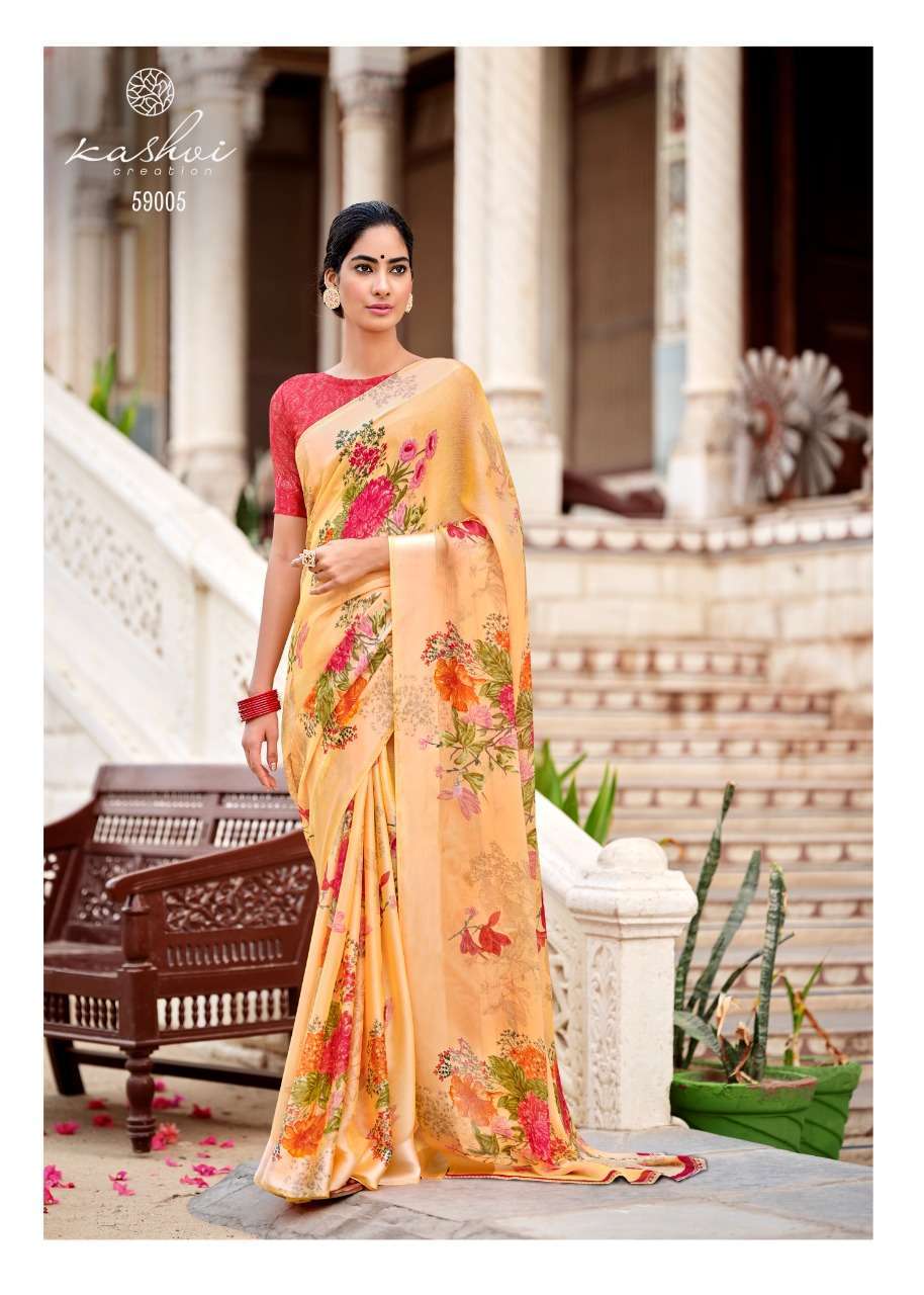 Lt Fabrics Kashvi Chitrangana Fancy Moss Satin Patta Sarees ...