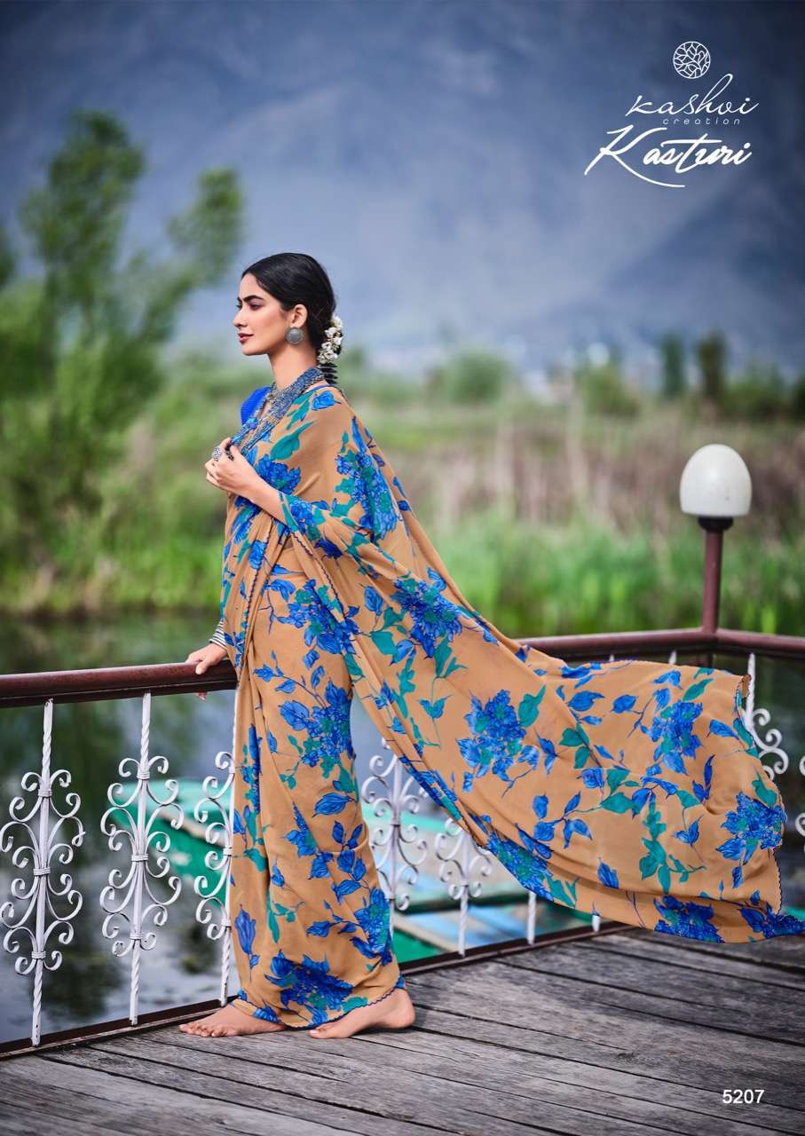 Lt Fabrics Kashvi Kasturi Weightless With Arco Lace Sarees C...