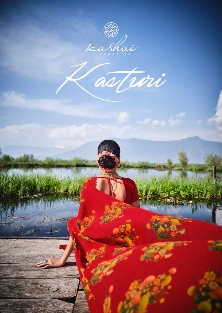LT Fabrics Kashvi Kasturi Weightless With Arco lace Sarees c...