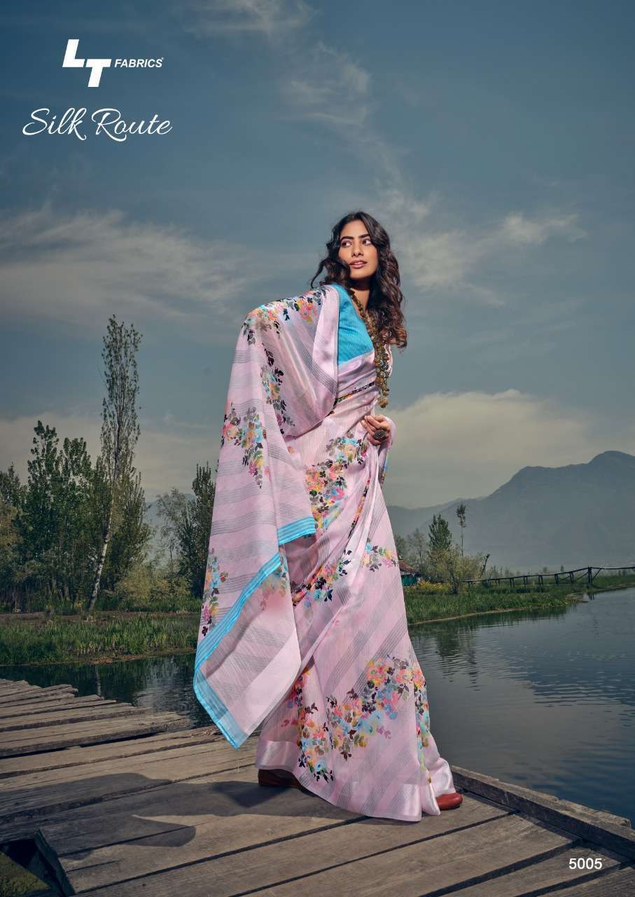 Lt Fabrics Kashvi Silk Route Silk Printed Regular Wear Saree...