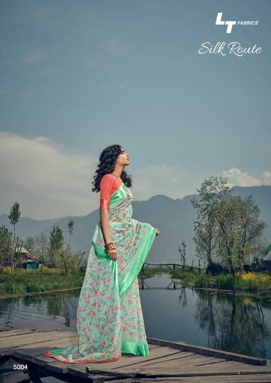 Lt Fabrics Kashvi Silk Route Silk Printed Regular Wear Saree...