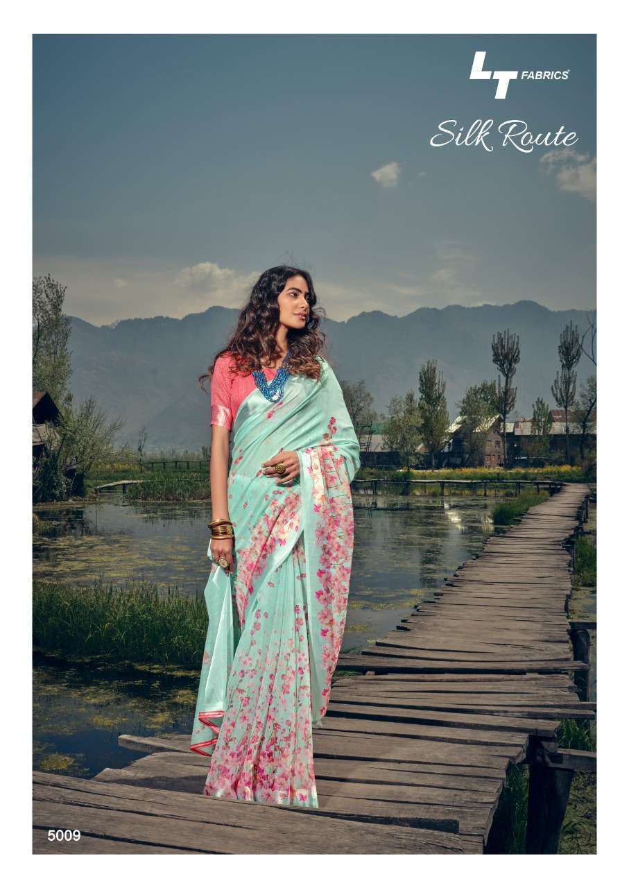 Lt Fabrics Kashvi Silk Route Silk Printed Regular Wear Saree...