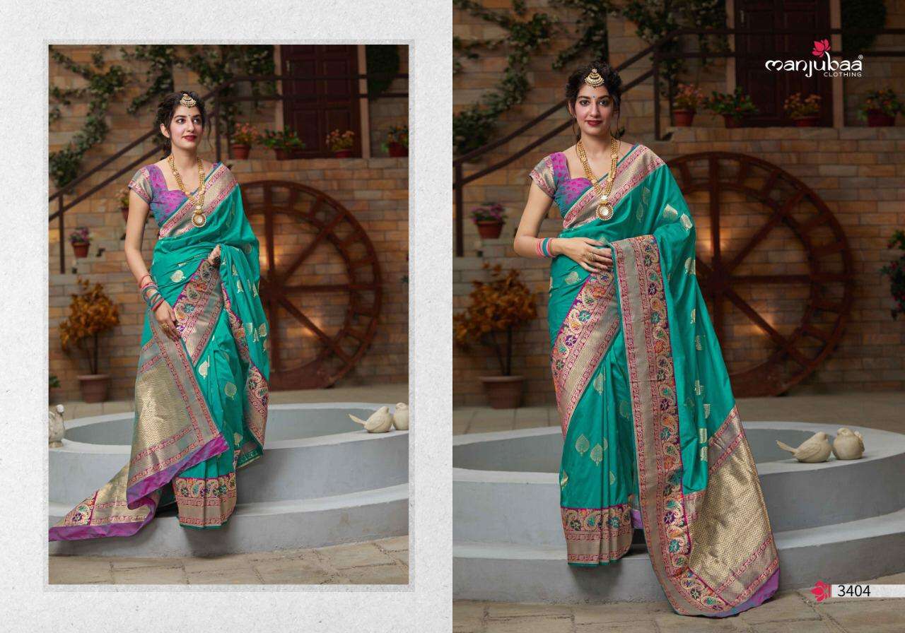 Manjubaa Clothing Maithili Silk designer silk saree collecti...