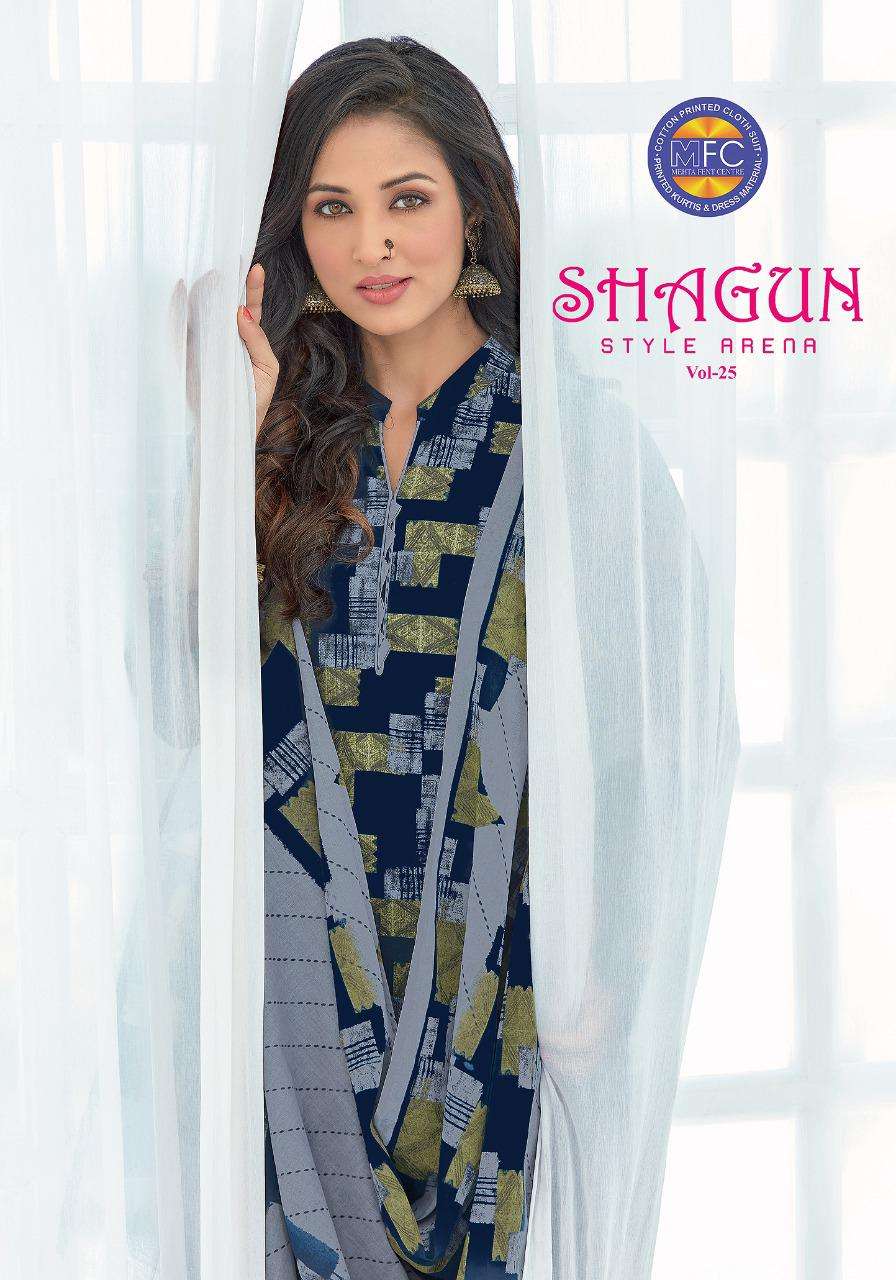 MCM Shagun Vol 25 Malai Cotton Printed regular Wear Dress Ma...