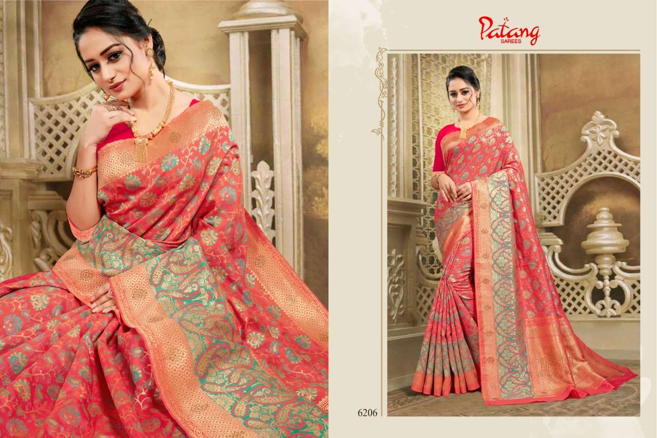 PATANG DUBBLE DIAMOND soft silk party wear saree collection ...