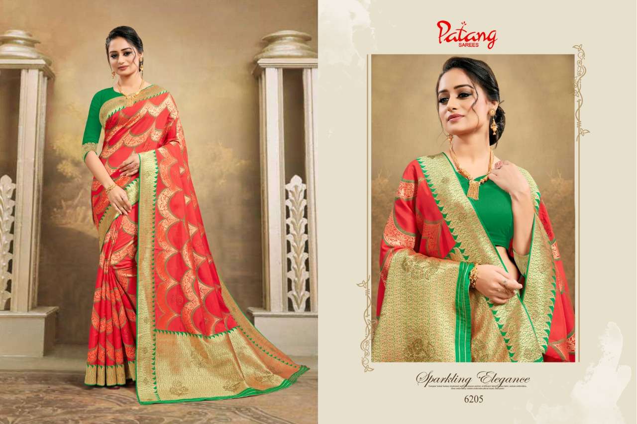 PATANG DUBBLE DIAMOND soft silk party wear saree collection ...
