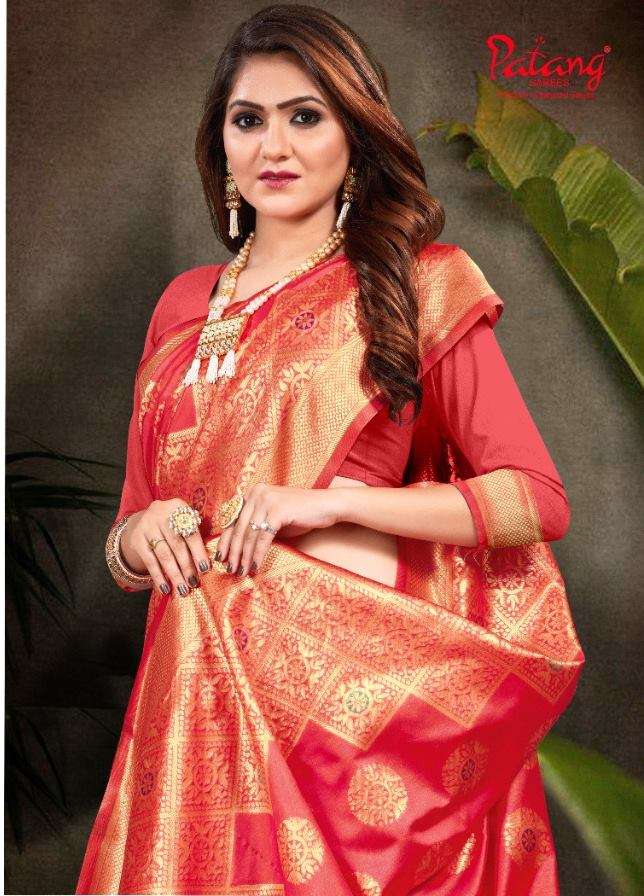 Patang Shraddha Silk party wear Sarees Collection