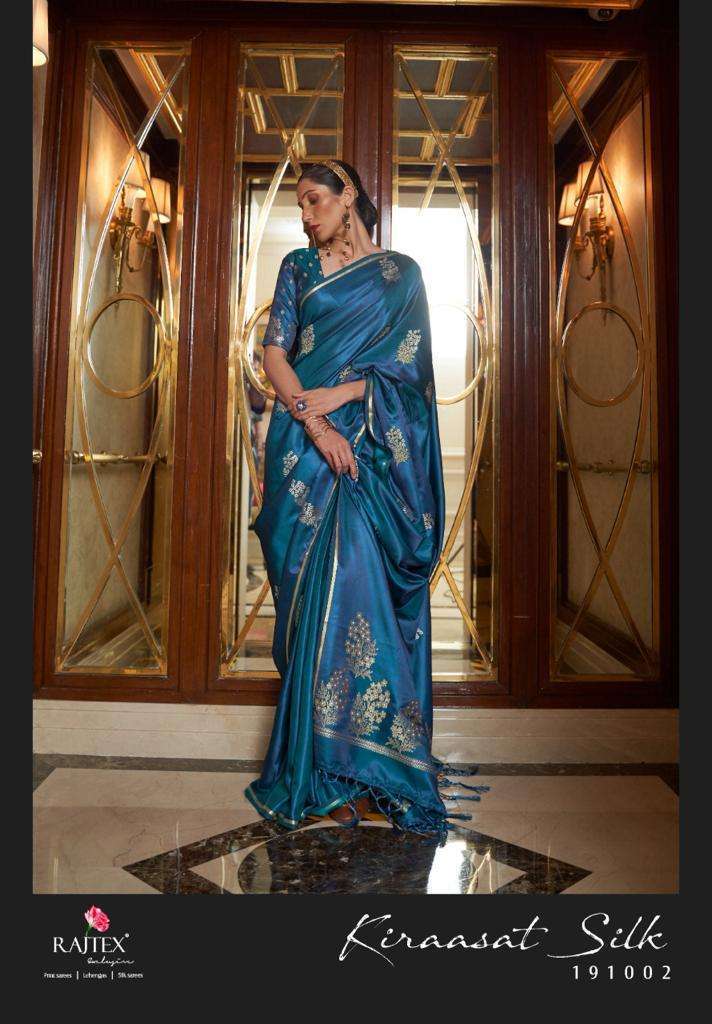 Rajtex Kiraasat Silk Satin Weaving Silk Sarees Collection 02