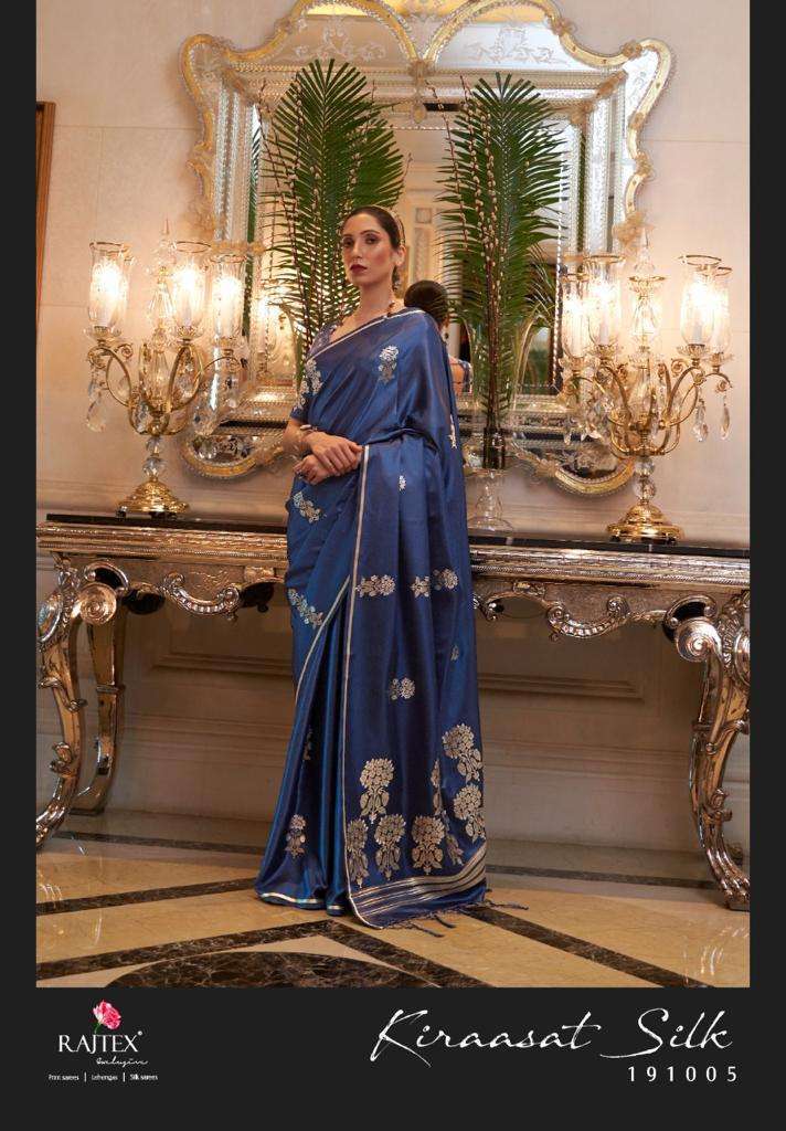 Rajtex Kiraasat Silk Satin Weaving Silk Sarees Collection 05