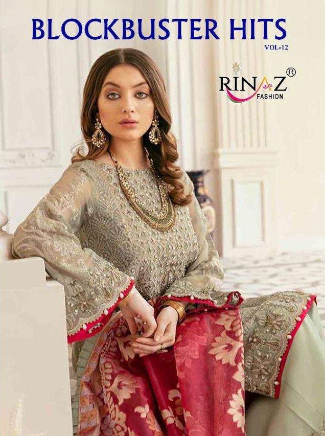 Rinaz Fashion Block Buster Vol 12 Faux georgette With heavy ...