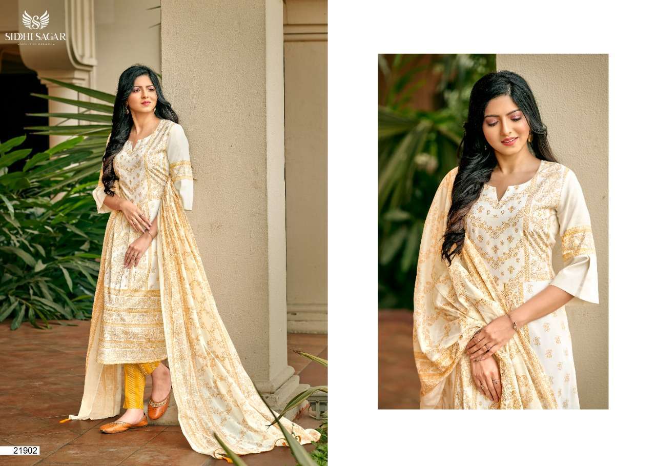 Siddhi Sagar Zoya Pure Lawn Cotton Print Dress Material Coll...
