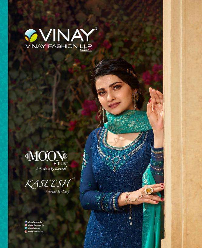 Vinay fashion Kaseesh Moon Hit list Georgette With embroider...