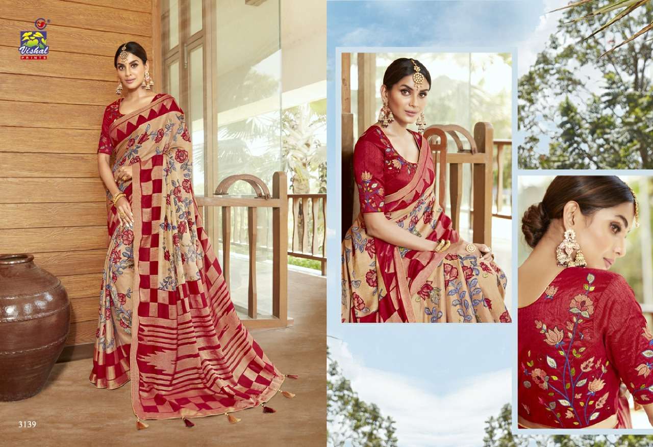 Vishal Prints Sangini Fancy With Designer Work Sarees Collec...