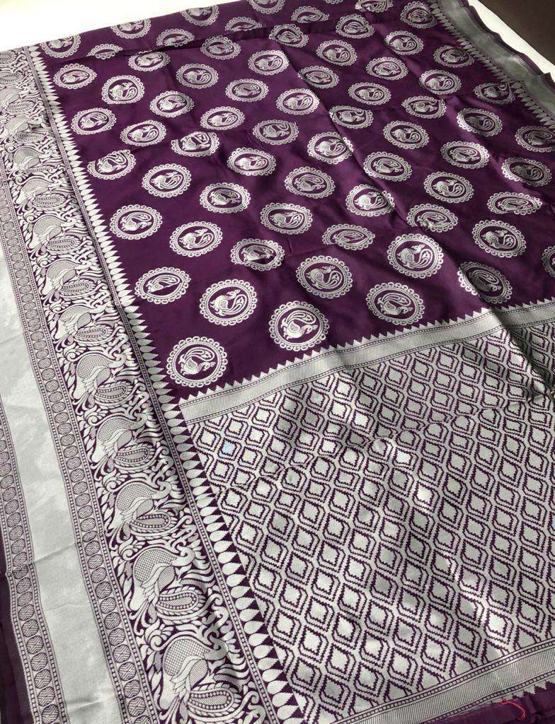Vruti Soft Silk Weaving party wear saree collection  02