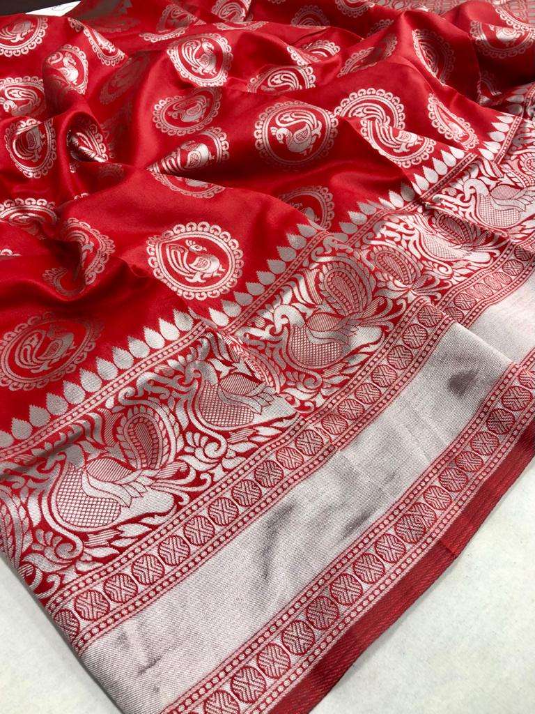Vruti Soft Silk Weaving party wear saree collection  03