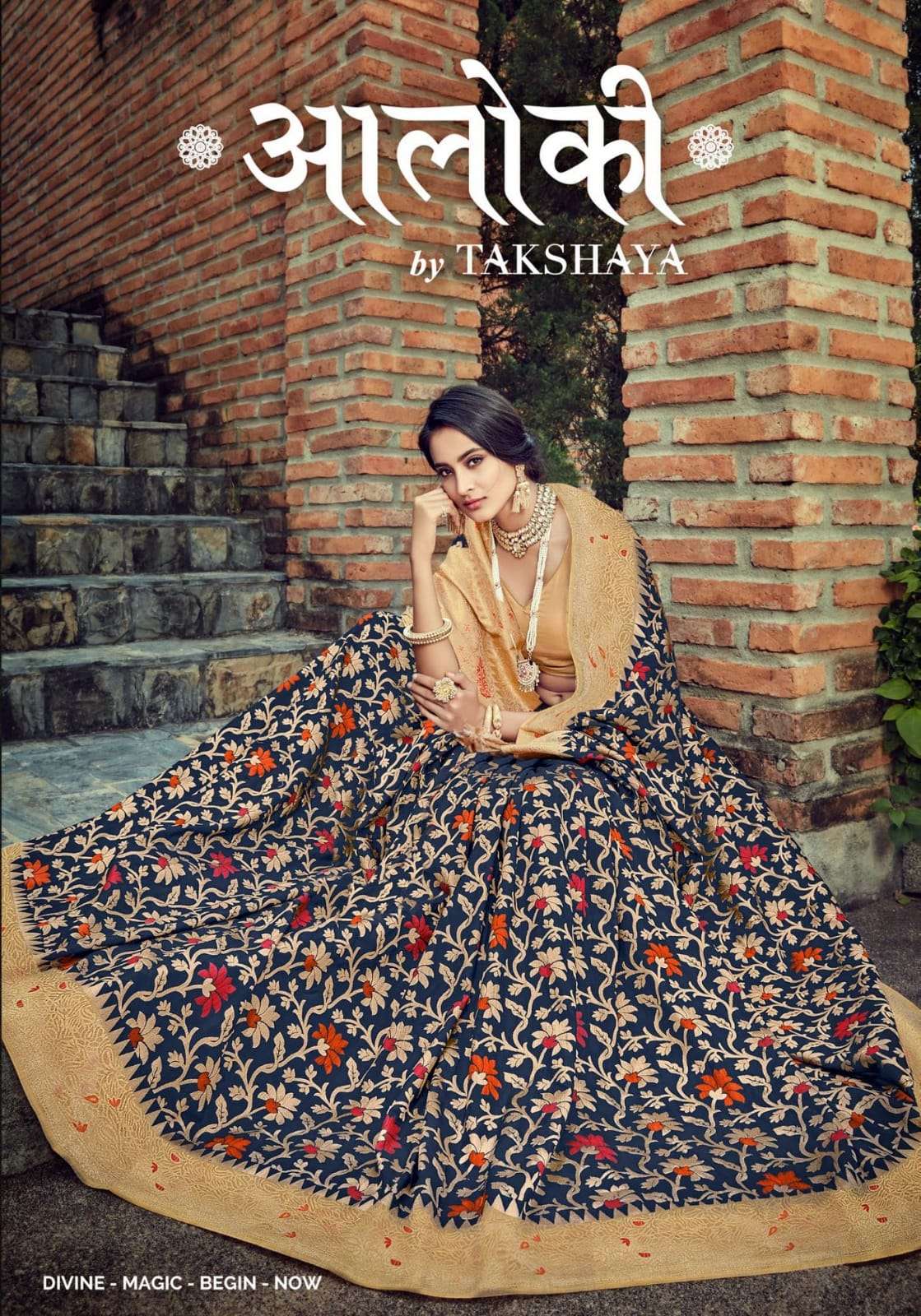 Aaloki Takhshya Silk Designer Sarees collection