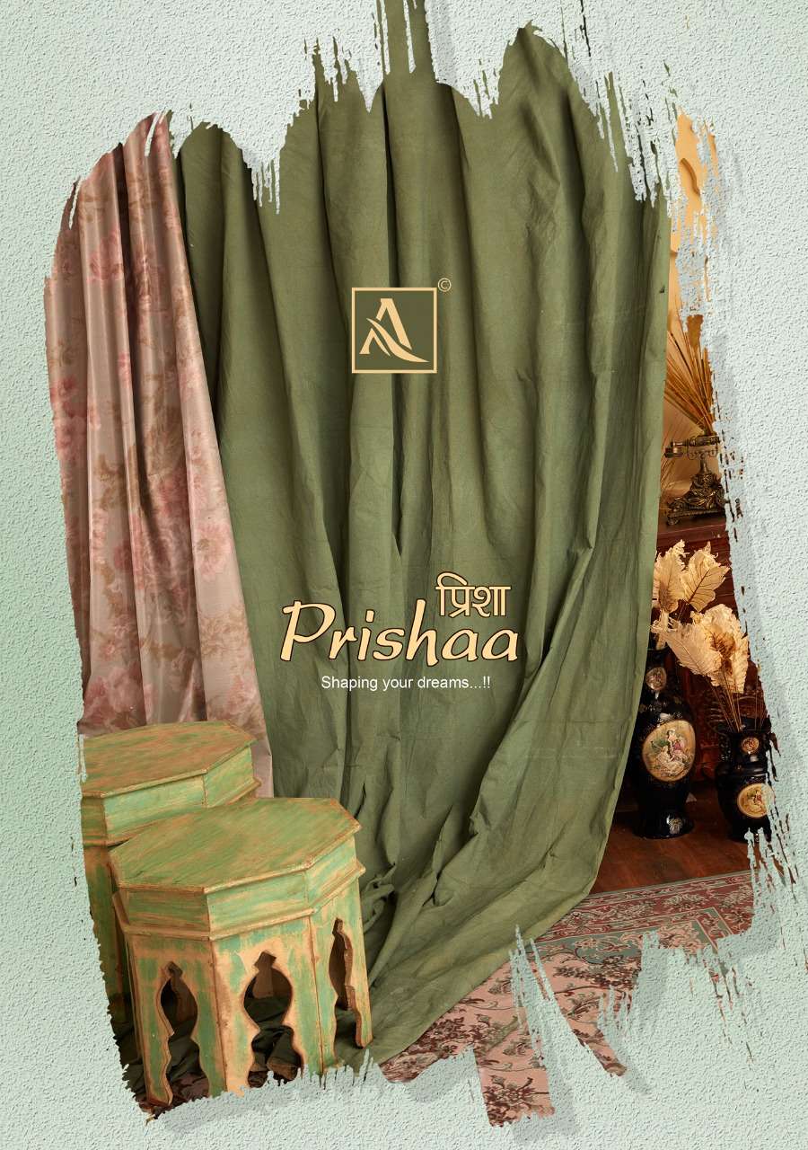 Alok Suits Prishaa Pure Cotton Jam Digital Print With Swarov...