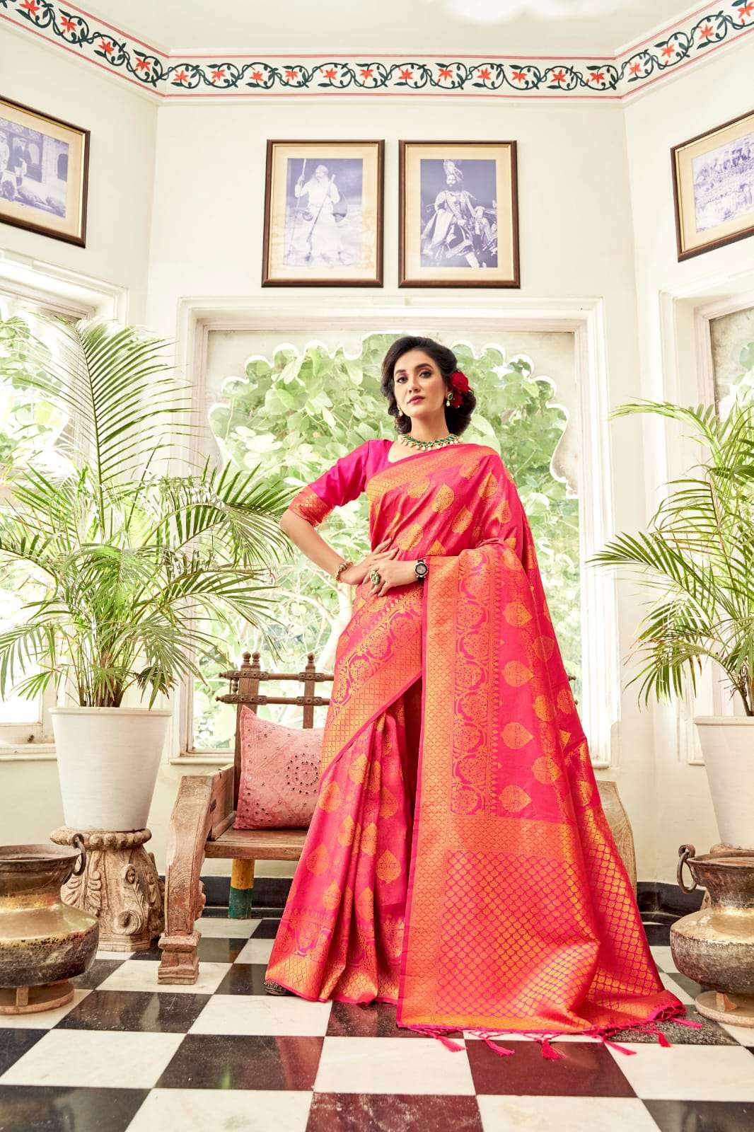 ANJANI SOFT HANDLOOM SILK PARTY WEAR SAREE COLLECTION 05