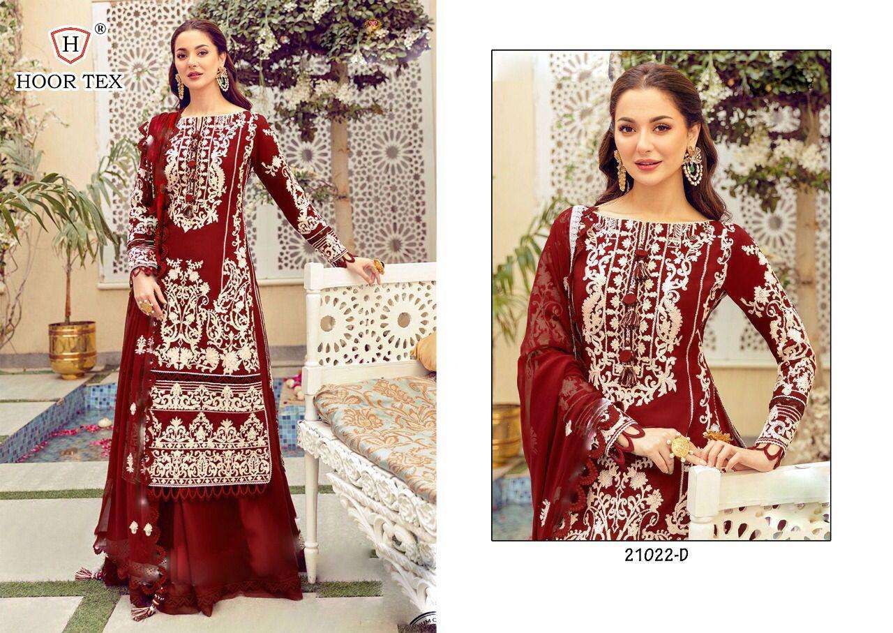 Hoor Tex 21022 Heavy Cotton With Embroidery Work Pakistani S...