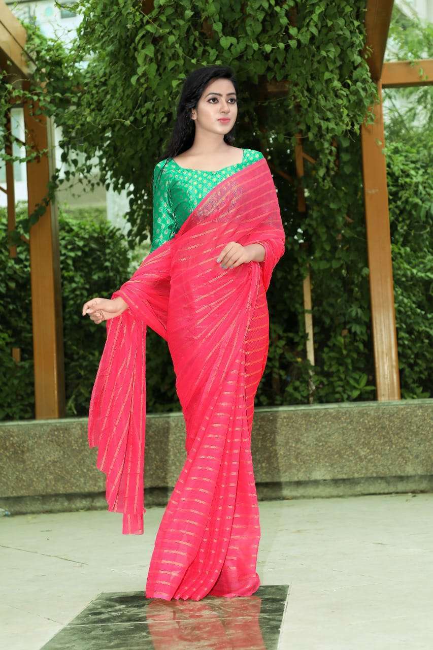 Jal Pari Chiffon Zari Weaving Sarees collection 0303