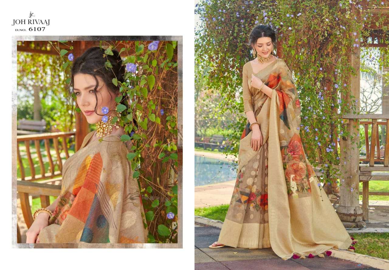 Joh Rivaaj Janet Vol 61 Fancy Party Wear Sarees Collection 0...