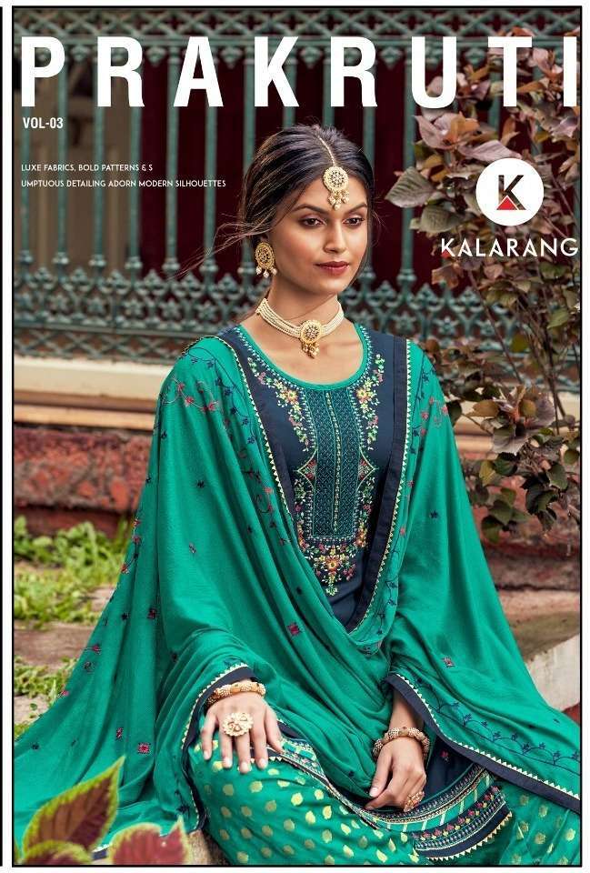 Kessi fabrics Kalarang Prakruti vol 3 jam Silk Cotton With E...
