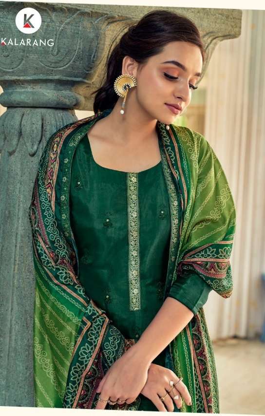Kessi fabrics kalarang Vihana Viscose Upada With Sequence wo...