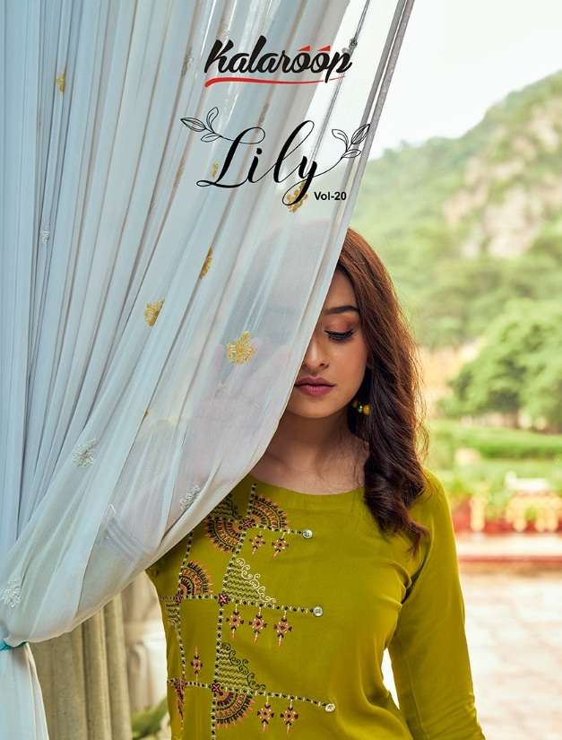 Kessi Fabrics Kalaroop kajree Lilly Vol 20 Heavy rayon With ...